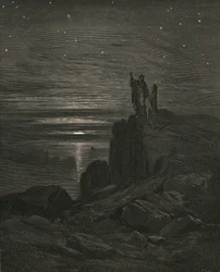 Stamtąd wychodząc znowu ujrzeliśmy gwiazdy, ok. 1890 r.
