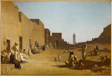 Laghouat, Sahara, Algieria (obraz na płótnie)