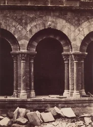 Katedra Notre-Dame, fragment pasażu klasztornego, Le Puy