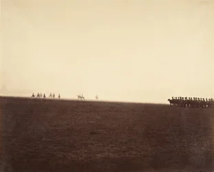 [Manewry kawalerii, Camp de Chalons], 1857.