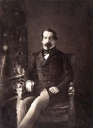 Ludwik Napoleon Bonaparte (1808-1873) przyszły cesarz Napoleon III, tutaj jako pierwszy prezydent Republiki Francuskiej, fot. Gustave Le Gray