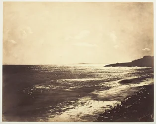 Morze Śródziemne z górą Agde, 1857.