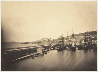 Molo w Sete, 1857.
