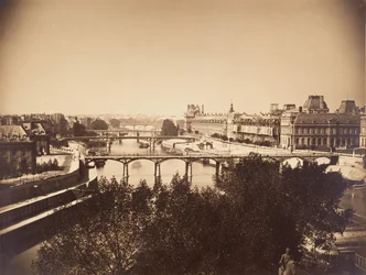 [Widok na Sekwanę, Paryż], 1857.