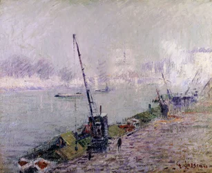 Paryż, most Henryka IV, rano; Paryż, Pont Henri IV, Rano,