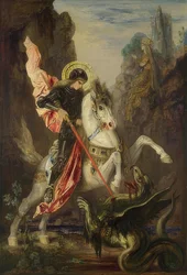 Święty Jerzy i smok. 1889-90