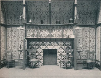 Inglenook zaprojektowany przez G. Serrurier, 1898