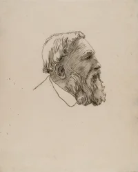 Głowa Rodina (węgiel na papierze)