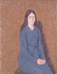 „Dziewczyna w niebieskiej sukience”, 1900-1935