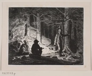 Ilustracja do „Letniej nocy w Krogskoven”
