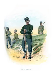 Trzeci Goorkhas, ok. 1890 r.