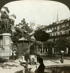 Plaza Mayor, Madryt, Hiszpania.