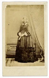 Carte-de-visite Florence Nightingale, około 1858