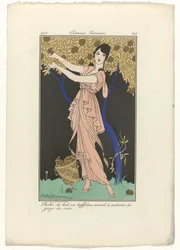 Journal des Dames et des Modes, Costumes Parisiens, 1914, nr 149: Suknia balowa (...)