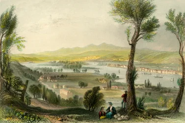 „Widok z góry Ida niedaleko Troi”, ok. 1839 r.