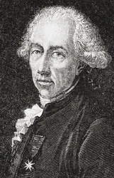 Francois Alexandre Frederic, Duc de la Rouchefoucauld-Liancourt, ryty Pannemaker-Ligny, z „Histoire de la Revolution Francaise” Louisa Blanca (1811–82)