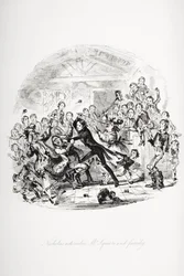 Ilustracja do Nicholasa Nickleby