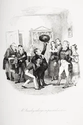 Ilustração para Nicholas Nicklebypolish, de Charles Dickens