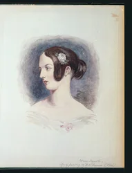 Mary Hogarth, ok. 1890 (wc na papierze)