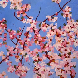 Fleur de Joie II, ok. 2023 (olej na masonicie)