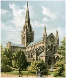 Katedra Chichester, Sussex, c1870