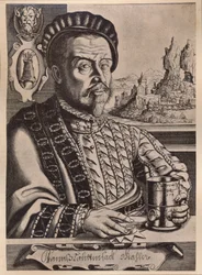 Hans Sebald Lautensack, niemiecki grafik, rysownik i medalier, XVI w. 1894