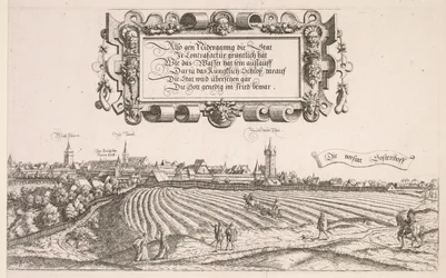 Panoramiczny widok Norymbergi: część prawa, 1552.