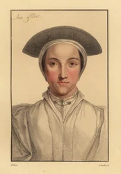 Anne of Cleves lub Amalia of Cleves., 1812 (grawerowanie)