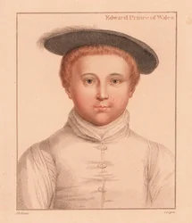 Edward, książę Walii, lat 3-5, 1812 (grawerunek)