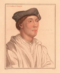Sir Richard Southwell, Conselheiro Privado Inglês., 1812 (gravura) polonês