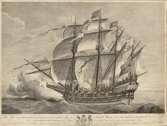 Druk ten jest dokładnym odwzorowaniem okrętu "Wielki Harry" zbudowanego w stoczni Jego Królewskiej Mości w Woolwich za panowania króla Henryka VIII Anno 1514...