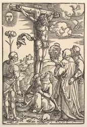 Chrystus na krzyżu z Dziewicą i świętymi Longinusem, Marią Magdaleną i Janem, 1505.
