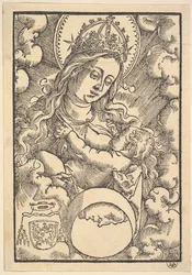 Madonna Lactans, z Enchiridon poeticum, 1515