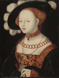 niemiecki: Bildnis einer Dame Portret damy