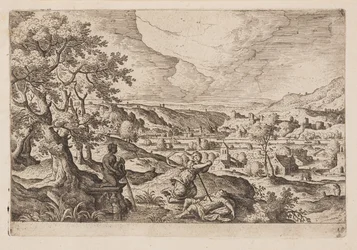 Plate 19, z Pejzaże ze scenami ze Starego i Nowego Testamentu oraz Metamorfozy Owidiusza
