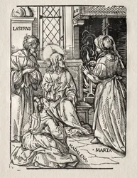 Chrystus w domu Łazarza