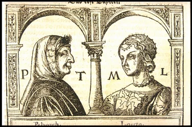 Petrarka i Laura, ok. 1545.