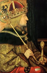 Portret Fryderyka III 1415-1493, cesarza rzymskiego, koniec XV w.