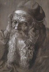 Starzec w wieku 93 lat: święty Hieronim
