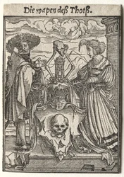 Taniec śmierci: herb śmierci.
