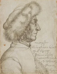 Portret Burgharta Engelberga, mistrza budowlanego w Augsburgu