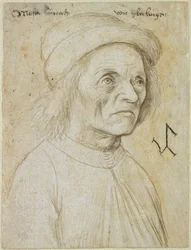 Portret Konrada Wurffela (srebrny ołówek na papierze)