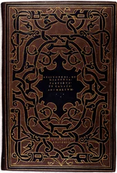 Oprawa zbioru „Historia Arystotelesa i Teofrasti”” rys. Hans Holbein Młodszy (1497-1543) 1534 Paryż, sztuka dekoracyjna