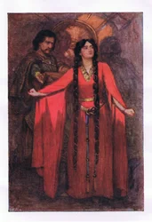 O! nigdy nie ujrzy słońca tego jutra (MacBeth), z The Complete Works of Shakespeare opublikowanej przez George Harrap & Co Ltd, 1920