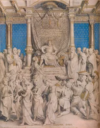Salomon i królowa Saby, ok. 1534