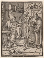 Doktor (lub lekarz), z "Tańca śmierci"