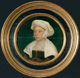 Żona dworzanina króla Henryka VIII (obraz na drewnie)