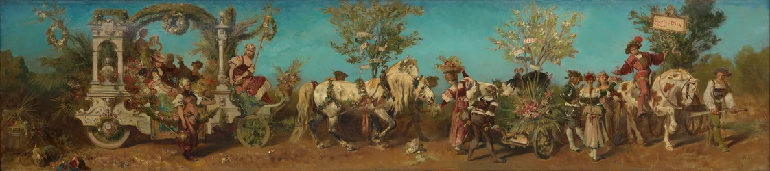Projekt pochodu uroczystego 1879 - Ogrodnictwo