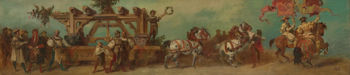 Projekt pochodu uroczystego z 1879 roku - Cieśle
