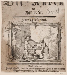 Winieta tytułowa do "Bii-Kuben na rok 1761", część V